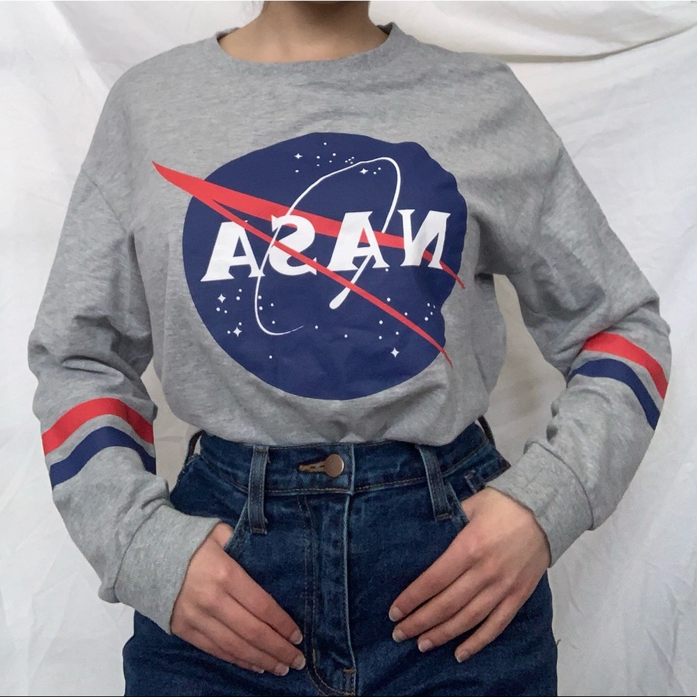 H&M grey NASA sweater